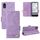 Custodia in pelle con chiusura magnetica per ZTE Kantan Sumaho 4 A402ZT (viola) Custodia in pelle con chiusura magnetica per ZTE Kantan Sumaho 4 A402ZT (viola)