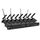 Sistema di conferenza con microfono wireless da tavolo YT8 a 8 canali, 8 microfoni corti Sistema di conferenza con microfono wireless da tavolo YT8 a 8 canali, 8 microfoni corti