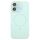 Per iPhone 16 Custodia sottile in silicone liquido MagSafe Circle (verde smeraldo)