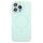 Per iPhone 16 Pro Max Custodia sottile in silicone liquido MagSafe Circle (verde smeraldo) Per iPhone 16 Pro Max Custodia sottile in silicone liquido MagSafe Circle (verde smeraldo)