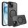 Per iPhone 15 Plus Custodia per telefono TPU ibrida per PC MagSafe antiurto a quattro angoli (nero) Per iPhone 15 Plus Custodia per telefono TPU ibrida per PC MagSafe antiurto a quattro angoli (nero)
