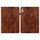 Per Lenovo Tab P11 Gen 2 Custodia per tablet in pelle goffrata Love Hearts (marrone)