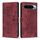 Per Google Pixel 9 Pro XL Custodia per telefono in pelle smerigliata retrò con motivo mandala in rilievo (rosso) Per Google Pixel 9 Pro XL Custodia per telefono in pelle smerigliata retrò con motivo mandala in rilievo (rosso)