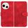 Custodia in pelle con cordino per telefono Sharp Aquos Sense9 con motivo a testa di elefante (rosso) Custodia in pelle con cordino per telefono Sharp Aquos Sense9 con motivo a testa di elefante (rosso)