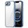 Custodia antiurto per iPhone 16e in TPU ibrida per PC (blu trasparente)