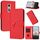Custodia in pelle con fibbia a triangolo per Kyocera Urbano V04 KYV45 (rosso) Custodia in pelle con fibbia a triangolo per Kyocera Urbano V04 KYV45 (rosso)