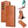 Custodia in pelle con chiusura magnetica verticale per Tecno Camon 40 Pro 4G/5G (marrone) Custodia in pelle con chiusura magnetica verticale per Tecno Camon 40 Pro 4G/5G (marrone)