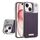 Custodia per telefono MagSafe in PC con supporto in fibra di carbonio senza cornice per iPhone 15 Plus / 14 Plus (viola) Custodia per telefono MagSafe in PC con supporto in fibra di carbonio senza cornice per iPhone 15 Plus / 14 Plus (viola)