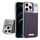 Custodia per telefono MagSafe in PC con supporto in fibra di carbonio senza cornice per iPhone 12 Pro Max (viola) Custodia per telefono MagSafe in PC con supporto in fibra di carbonio senza cornice per iPhone 12 Pro Max (viola)