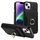Custodia per iPhone 15 Plus con anello multifunzionale, verticale, con portafoglio e cover posteriore in pelle (nera) Custodia per iPhone 15 Plus con anello multifunzionale, verticale, con portafoglio e cover posteriore in pelle (nera)