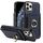 Custodia in pelle per iPhone 11 Pro Max con anello multifunzione, verticale, con chiusura a portafoglio e retro (blu scuro) Custodia in pelle per iPhone 11 Pro Max con anello multifunzione, verticale, con chiusura a portafoglio e retro (blu scuro)
