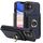 Custodia in pelle per iPhone 11 con anello multifunzione verticale e flip cover posteriore (blu scuro) Custodia in pelle per iPhone 11 con anello multifunzione verticale e flip cover posteriore (blu scuro)