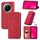 Custodia a libro magnetica in pelle con effetto retrò per Huawei Mate 70 (rossa) Custodia a libro magnetica in pelle con effetto retrò per Huawei Mate 70 (rossa)