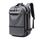 Borsa a tracolla doppia espandibile per uomo, con compressione sottovuoto, per computer da viaggio breve, grande capacità, 19 pollici (grigio) Borsa a tracolla doppia espandibile per uomo, con compressione sottovuoto, per computer da viaggio breve, grande capacità, 19 pollici (grigio)