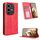 Custodia in pelle con texture retrò e fibbia magnetica per Infinix Note 50 4G / Note 50 Pro 4G (rossa) Custodia in pelle con texture retrò e fibbia magnetica per Infinix Note 50 4G / Note 50 Pro 4G (rossa)
