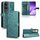 Custodia per telefono in pelle con trama a nido d'ape a pois per vivo V50 Lite 5G (verde) Custodia per telefono in pelle con trama a nido d'ape a pois per vivo V50 Lite 5G (verde)