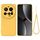 Custodia per telefono a copertura totale antiurto in silicone liquido color solido per Xiaomi 15 (giallo)