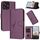 Custodia in pelle con fibbia a forma di triangolo per ZTE Blade A73 4G / Blade V50 4G (viola scuro) Custodia in pelle con fibbia a forma di triangolo per ZTE Blade A73 4G / Blade V50 4G (viola scuro)