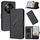 Custodia in pelle con fibbia a forma di triangolo per ZTE Blade A75 5G / Nubia Focus (nera) Custodia in pelle con fibbia a forma di triangolo per ZTE Blade A75 5G / Nubia Focus (nera)