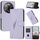 Custodia in pelle con fibbia a motivo triangolare per ZTE Nubia Focus Pro (viola chiaro) Custodia in pelle con fibbia a motivo triangolare per ZTE Nubia Focus Pro (viola chiaro)