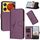 Custodia in pelle con fibbia a triangolo per ZTE Nubia Music 2 (viola scuro) Custodia in pelle con fibbia a triangolo per ZTE Nubia Music 2 (viola scuro)