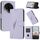 Custodia in pelle con fibbia a motivo triangolare per ZTE nubia Z50S Pro (viola chiaro) Custodia in pelle con fibbia a motivo triangolare per ZTE nubia Z50S Pro (viola chiaro)
