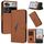 Custodia in pelle con fibbia a motivo triangolare per ZTE nubia Z60 Ultra (marrone) Custodia in pelle con fibbia a motivo triangolare per ZTE nubia Z60 Ultra (marrone)
