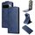 Custodia in pelle con chiusura magnetica verticale per Google Pixel 10 Pro XL 5G e fibbia (blu) Custodia in pelle con chiusura magnetica verticale per Google Pixel 10 Pro XL 5G e fibbia (blu)