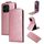 Custodia in pelle con chiusura magnetica verticale per Motorola Moto Edge 5G 2025 con fibbia (oro rosa) Custodia in pelle con chiusura magnetica verticale per Motorola Moto Edge 5G 2025 con fibbia (oro rosa)