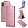 Custodia in pelle con chiusura magnetica verticale per Samsung Galaxy F06 5G / M06 5G con fibbia (oro rosa) Custodia in pelle con chiusura magnetica verticale per Samsung Galaxy F06 5G / M06 5G con fibbia (oro rosa)