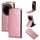 Custodia in pelle con chiusura magnetica verticale per Xiaomi 15 Ultra 5G e fibbia (oro rosa) Custodia in pelle con chiusura magnetica verticale per Xiaomi 15 Ultra 5G e fibbia (oro rosa)