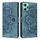 Custodia per telefono in pelle smerigliata retrò con motivo mandala in rilievo per Xiaomi Poco X5 Pro (blu) Custodia per telefono in pelle smerigliata retrò con motivo mandala in rilievo per Xiaomi Poco X5 Pro (blu)