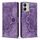 Custodia per telefono in pelle smerigliata retrò con motivo mandala in rilievo per Redmi 13C 4G / 5G (viola) Custodia per telefono in pelle smerigliata retrò con motivo mandala in rilievo per Redmi 13C 4G / 5G (viola)