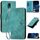 Custodia a libro in pelle con motivo a farfalla in rilievo per Kyocera DIGNO BX (blu chiaro) Custodia a libro in pelle con motivo a farfalla in rilievo per Kyocera DIGNO BX (blu chiaro)
