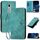 Custodia a libro in pelle con motivo a farfalla in rilievo per Kyocera Urbano V04 KYV45 con cordino (azzurro chiaro) Custodia a libro in pelle con motivo a farfalla in rilievo per Kyocera Urbano V04 KYV45 con cordino (azzurro chiaro)