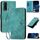 Custodia a libro in pelle con motivo a farfalla in rilievo per TCL 30 XE 5G con cordino (azzurro chiaro) Custodia a libro in pelle con motivo a farfalla in rilievo per TCL 30 XE 5G con cordino (azzurro chiaro)