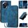 Custodia a libro in pelle con motivo a farfalla in rilievo per TCL 50 Pro NxtPaper con cordino (blu scuro) Custodia a libro in pelle con motivo a farfalla in rilievo per TCL 50 Pro NxtPaper con cordino (blu scuro)