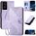Custodia in pelle con motivo a farfalla in rilievo per TCL 50 SE / 40 NxtPaper 4G con cordino (viola chiaro) Custodia in pelle con motivo a farfalla in rilievo per TCL 50 SE / 40 NxtPaper 4G con cordino (viola chiaro)
