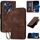 Custodia a libro in pelle con motivo a farfalla in rilievo per TCL 50 XL 5G / 50 XL NxtPaper con cordino (caffè) Custodia a libro in pelle con motivo a farfalla in rilievo per TCL 50 XL 5G / 50 XL NxtPaper con cordino (caffè)
