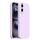 Custodia in silicone liquido con pulsanti integrati per iPhone 16 (viola)