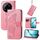 Custodia in pelle goffrata con motivo a farfalla e fiori per Xiaomi 15 Ultra (rosa) Custodia in pelle goffrata con motivo a farfalla e fiori per Xiaomi 15 Ultra (rosa)
