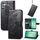 Custodia in pelle goffrata con motivo a farfalla e fiori per Samsung Galaxy A26 (nera) Custodia in pelle goffrata con motivo a farfalla e fiori per Samsung Galaxy A26 (nera)