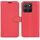 Custodia per telefono in pelle con texture litchi e supporto per Honor X8c (rosso) Custodia per telefono in pelle con texture litchi e supporto per Honor X8c (rosso)