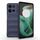 Custodia in TPU + flanella per Motorola Moto G75 5G Global Magic Shield (blu scuro) Custodia in TPU + flanella per Motorola Moto G75 5G Global Magic Shield (blu scuro)