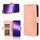 Custodia in pelle con slot per carte di credito per OPPO F29 5G, effetto pelle di vitello (rosa) Custodia in pelle con slot per carte di credito per OPPO F29 5G, effetto pelle di vitello (rosa)