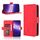 Custodia in pelle per OPPO F29 5G con texture in vitello e slot per schede (rossa) Custodia in pelle per OPPO F29 5G con texture in vitello e slot per schede (rossa)
