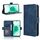 Custodia in pelle con texture di vitello effetto pelle di vitello per ZTE Blade A35e Z2466 (blu) Custodia in pelle con texture di vitello effetto pelle di vitello per ZTE Blade A35e Z2466 (blu)