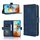 Custodia in pelle con slot per schede e texture in vitello per ZTE Nubia Music 2 (blu) Custodia in pelle con slot per schede e texture in vitello per ZTE Nubia Music 2 (blu)