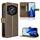 Custodia in pelle con texture a diamante per Cubot A30 (marrone)