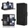 Custodia per telefono For Nothing Phone 3a Pro in pelle con texture di vitello e slot per carte (nera) Custodia per telefono For Nothing Phone 3a Pro in pelle con texture di vitello e slot per carte (nera)